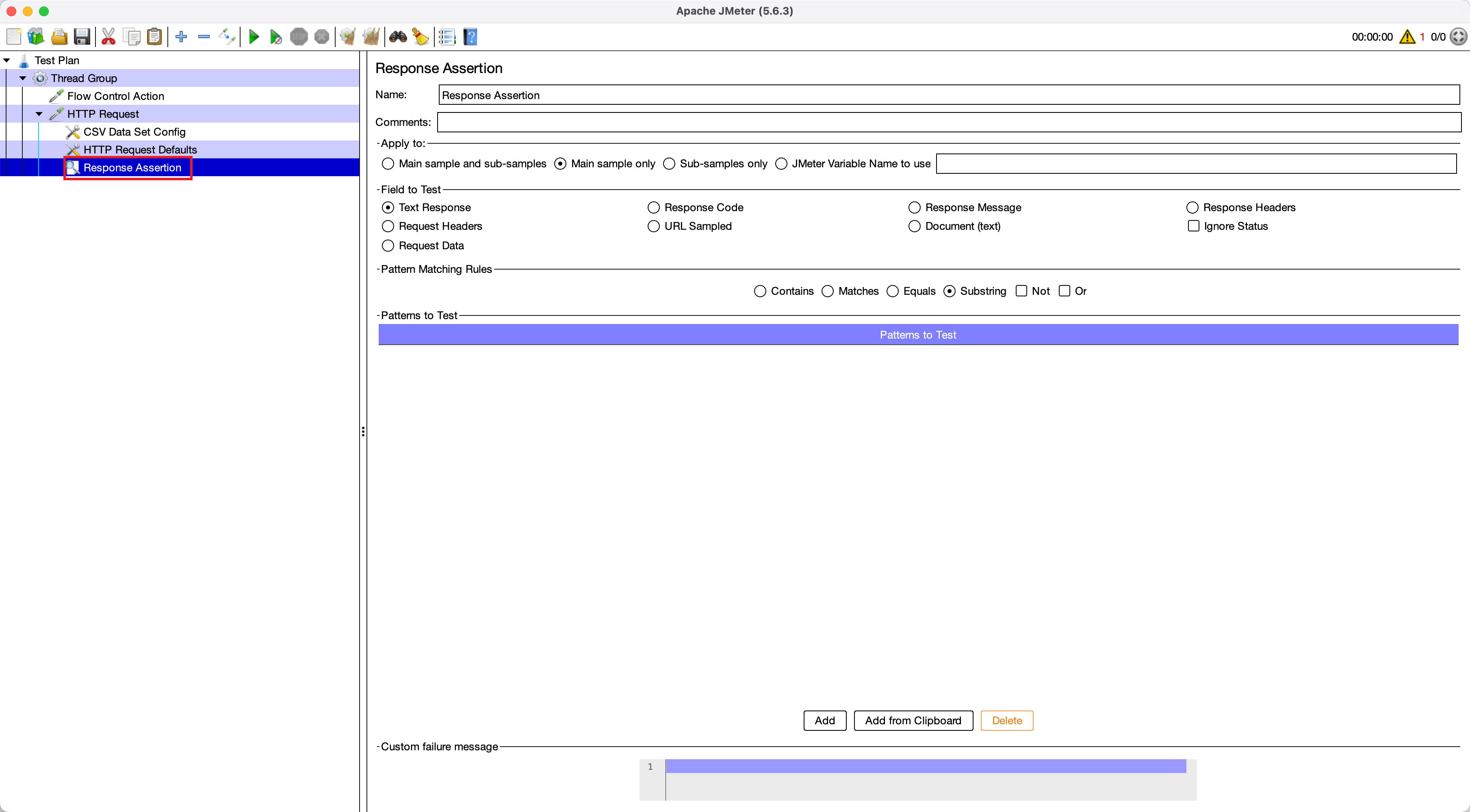 jmeter-assertion-response-assertion